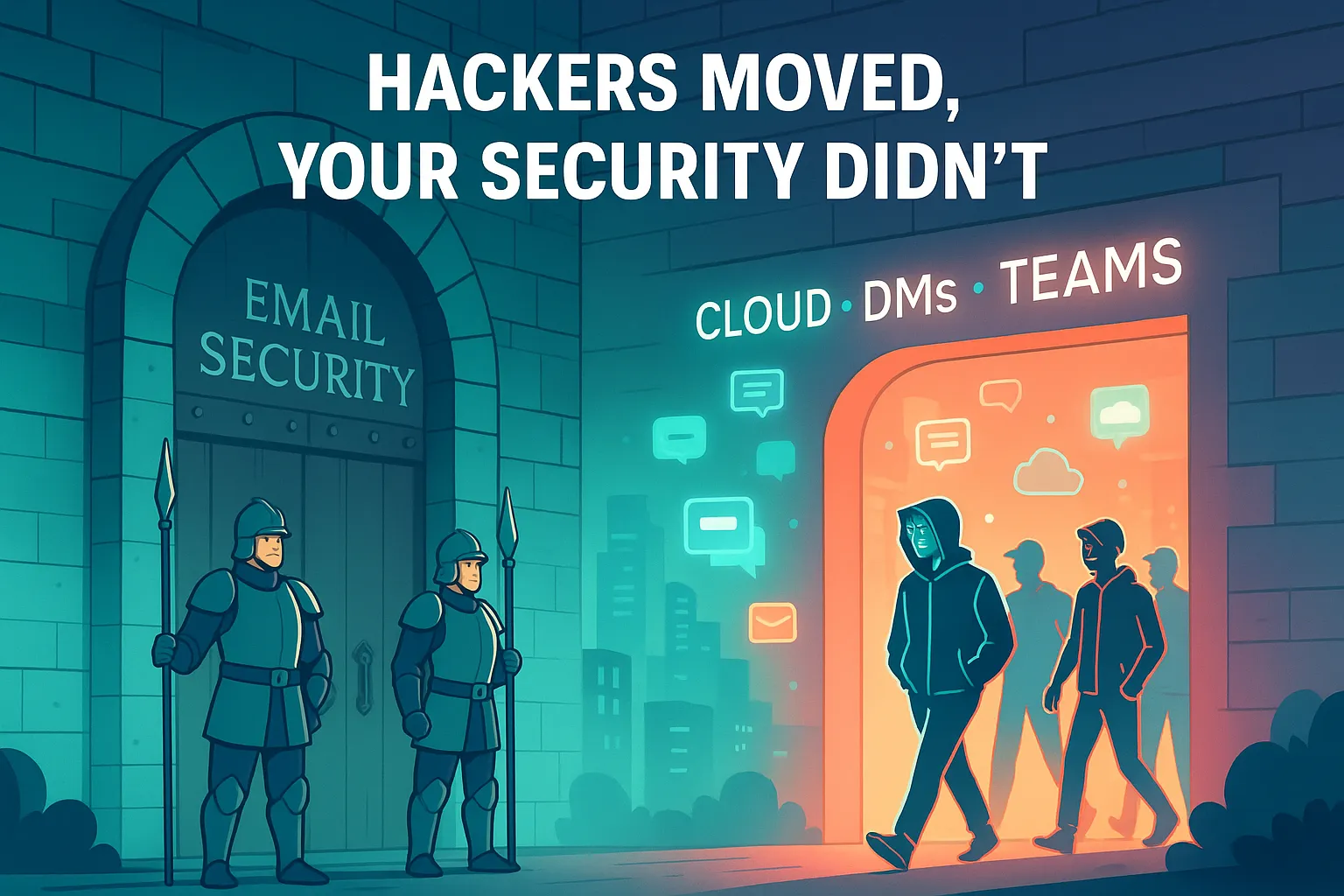 Cloud, DMs, and Teams: Hackers Moved, Your Security Didn't