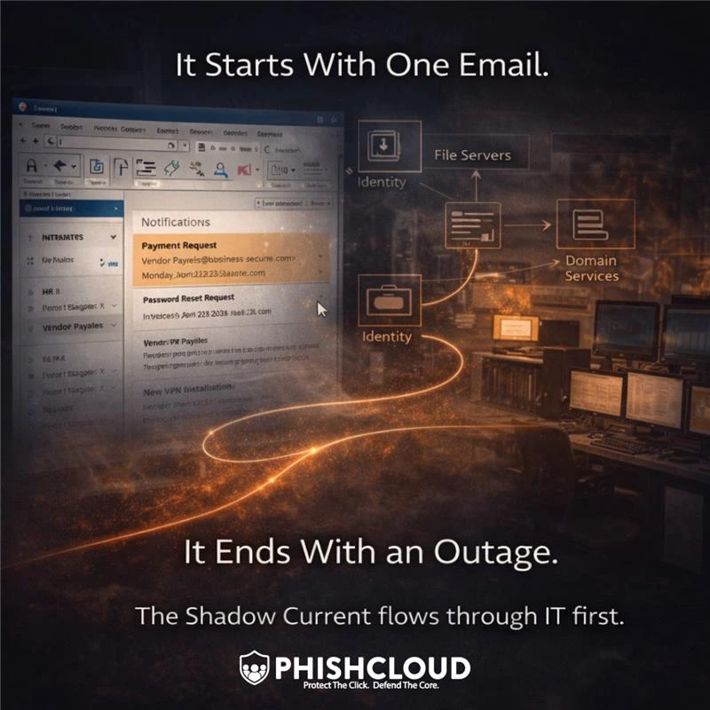 From Email to Outage: How the Shadow Current Starts in IT